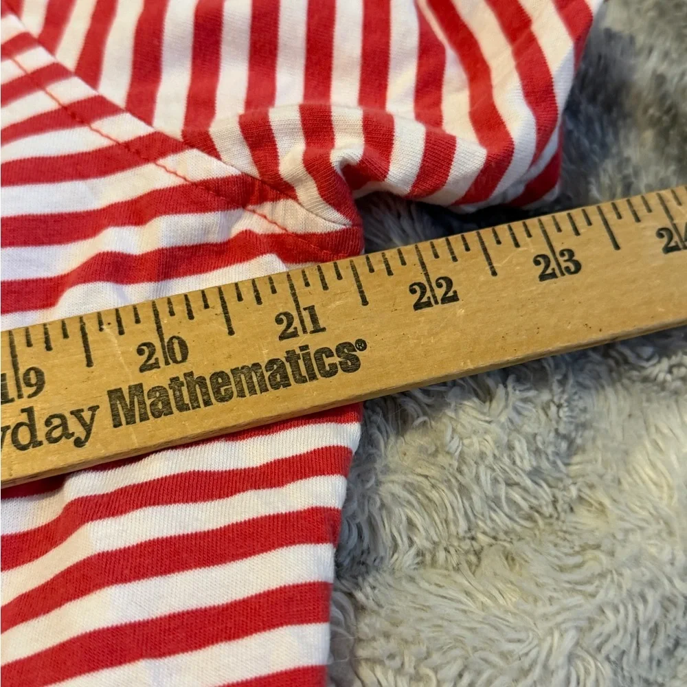 Polo Ralph Lauren Shirt Mens XL Short Sleeve Red White Striped Soft Cotton